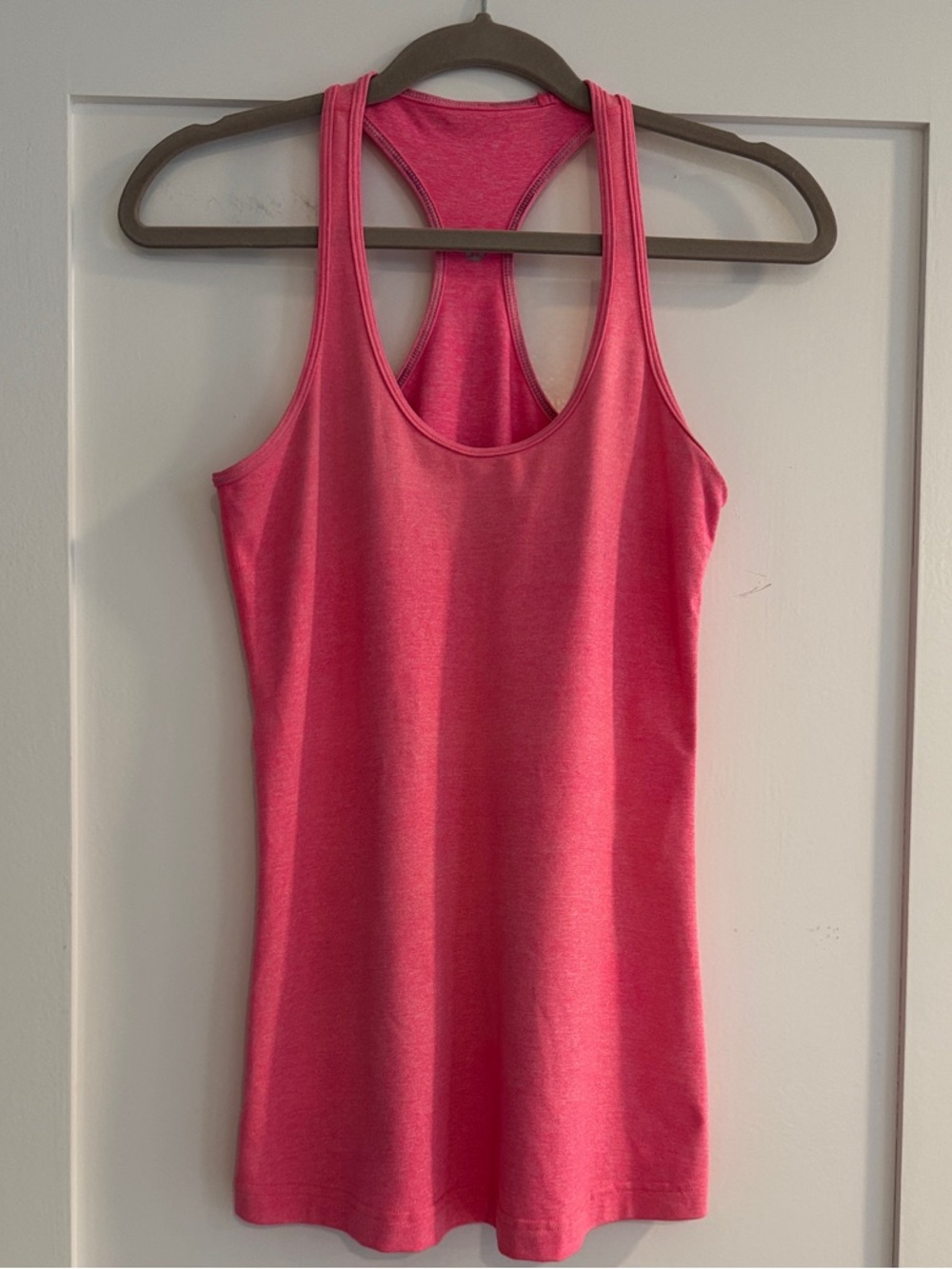 Lululemon Cool Racerback Tank in Heathered Paris Pink |